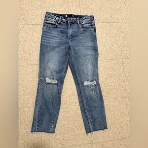 Kut from the Kloth RACHAEL Blue Ankle Cropped Jeans